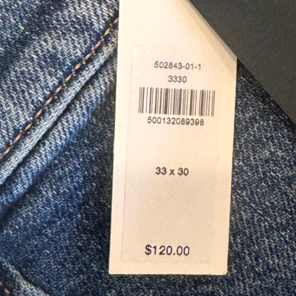 Banana Republic 33x30 Dark Blue Denim Jeans - Picture 4 of 4